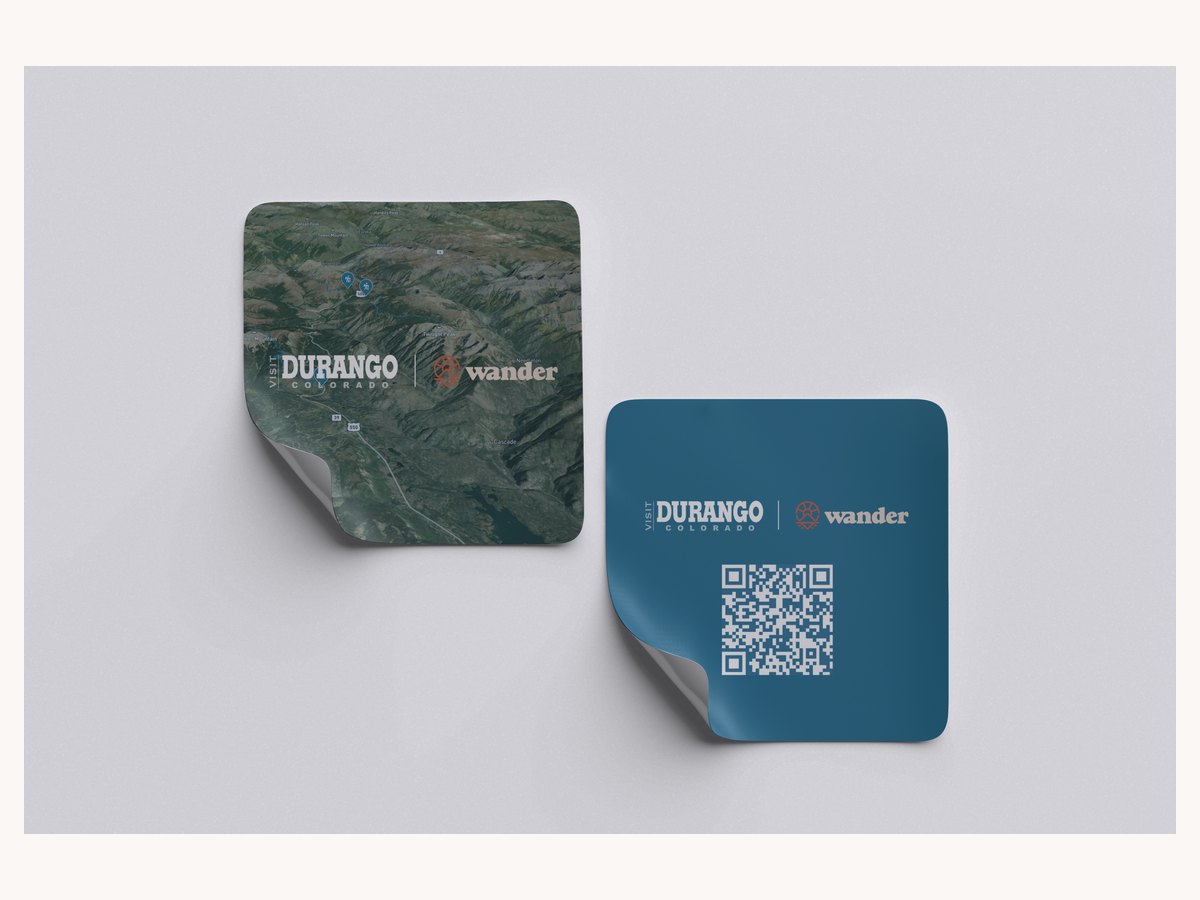 Visit Durango QR stickers